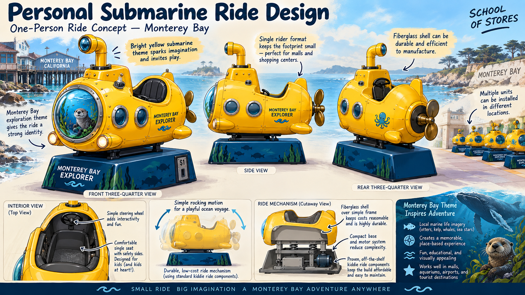 Water Ride Designs One-Person Ride Designs – School Of Stores