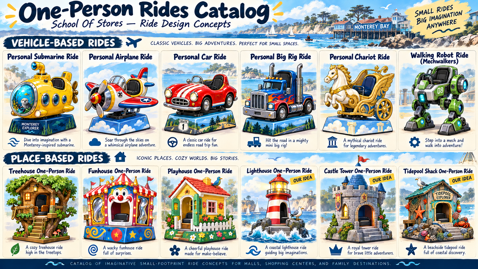 Water Ride Designs One-Person Ride Designs – School Of Stores