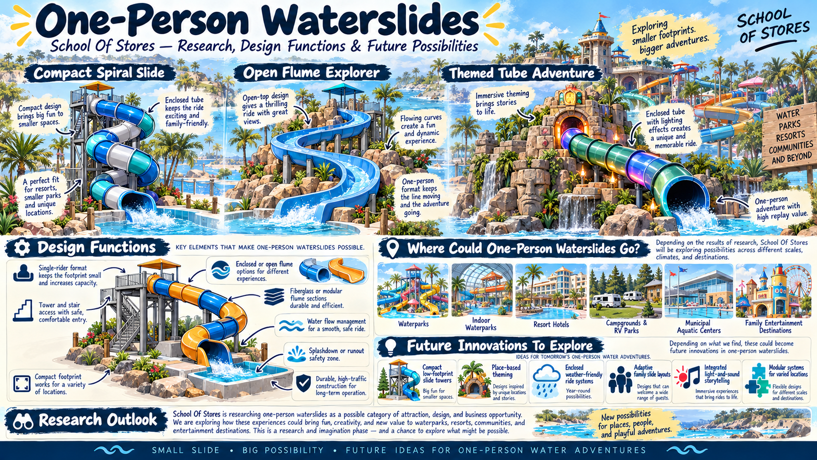Water Ride Designs One-Person Ride Designs – School Of Stores